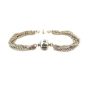 Pandora Multi-Strand‎ Bracelet (7.25"L)